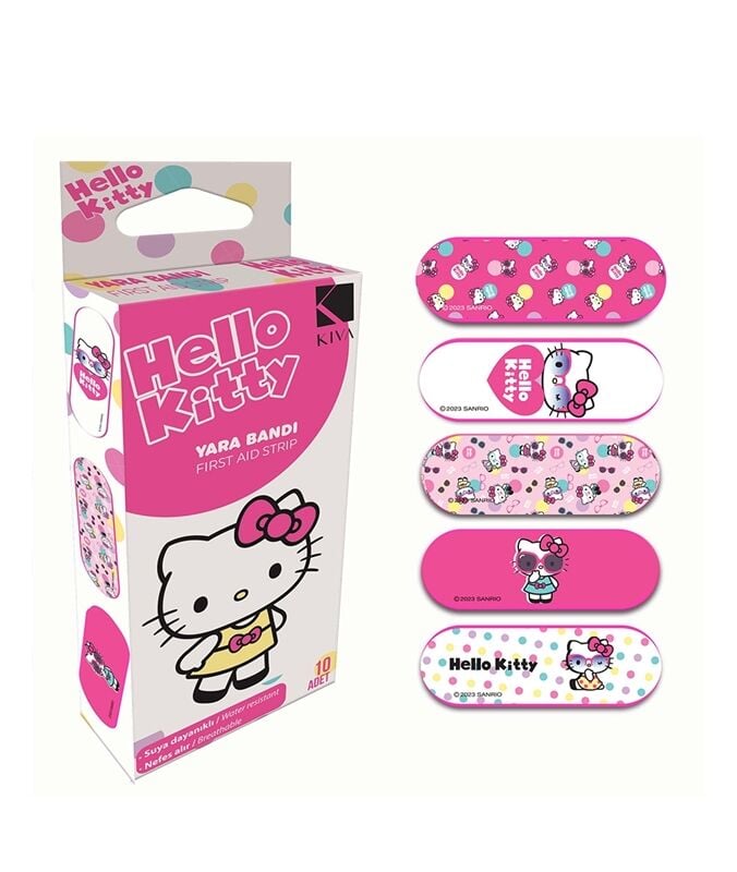Hello Kitty Yara Bandı 10 Adet