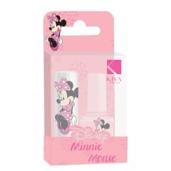 Disney Minnie Mouse Pembe Oje ve Lip Care Dudak Koruyucu Nemlendirici Seti Böğürtlenli