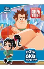 Disney Ralph ve İnternet Boya Oku Yapıştır Sticker Boyama Kitabı