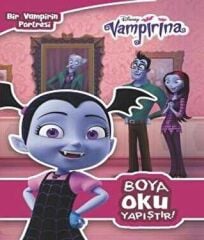 Disney Vampirina Boya Oku Yapıştır Sticker Boyama Kitabı