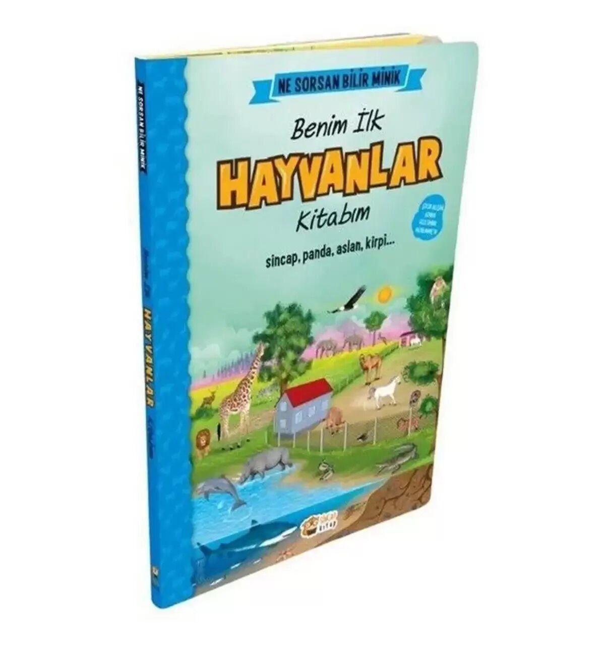 Benim İlk Hayvanlar Kitabım Ne Sorsan Bilir Minik Sincap Kitap İngilizce Destekli