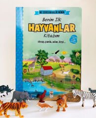 Benim İlk Hayvanlar Kitabım Ne Sorsan Bilir Minik Sincap Kitap İngilizce Destekli