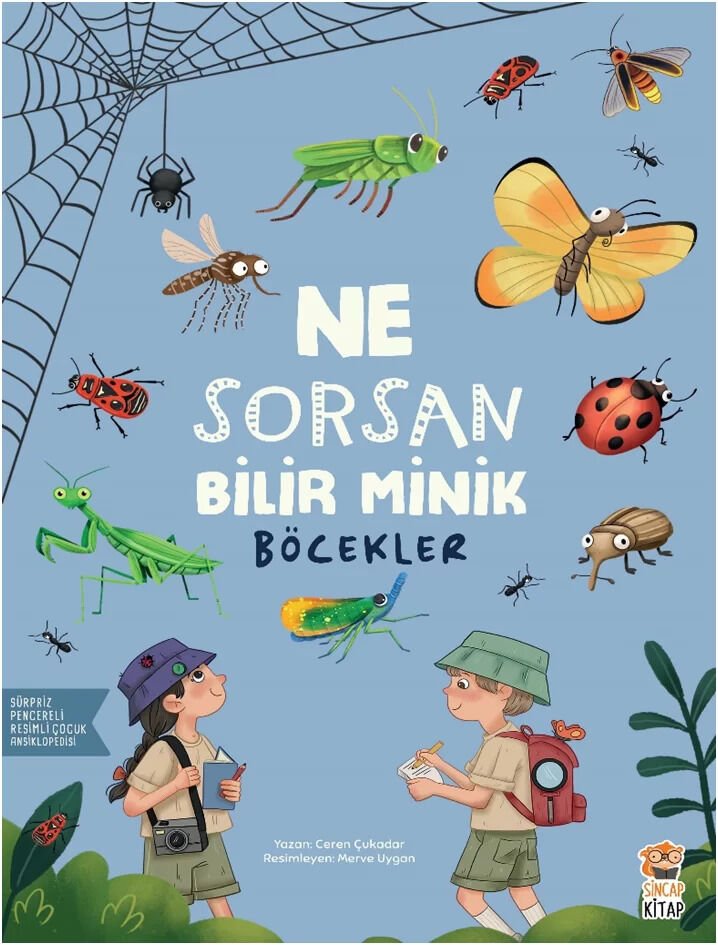 Böcekler Ne Sorsan Bilir Minik Sürpriz Pencereli Kitaplar Sincap Kitap