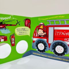 Kahraman Acil Yardım Araçlarım Tekerlekler İş Başında - Sincap Kitap