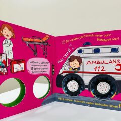 Kahraman Acil Yardım Araçlarım Tekerlekler İş Başında - Sincap Kitap