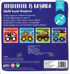 İşkolik İnşaat Araçlarım Tekerlekler İş Başında - Sincap Kitap