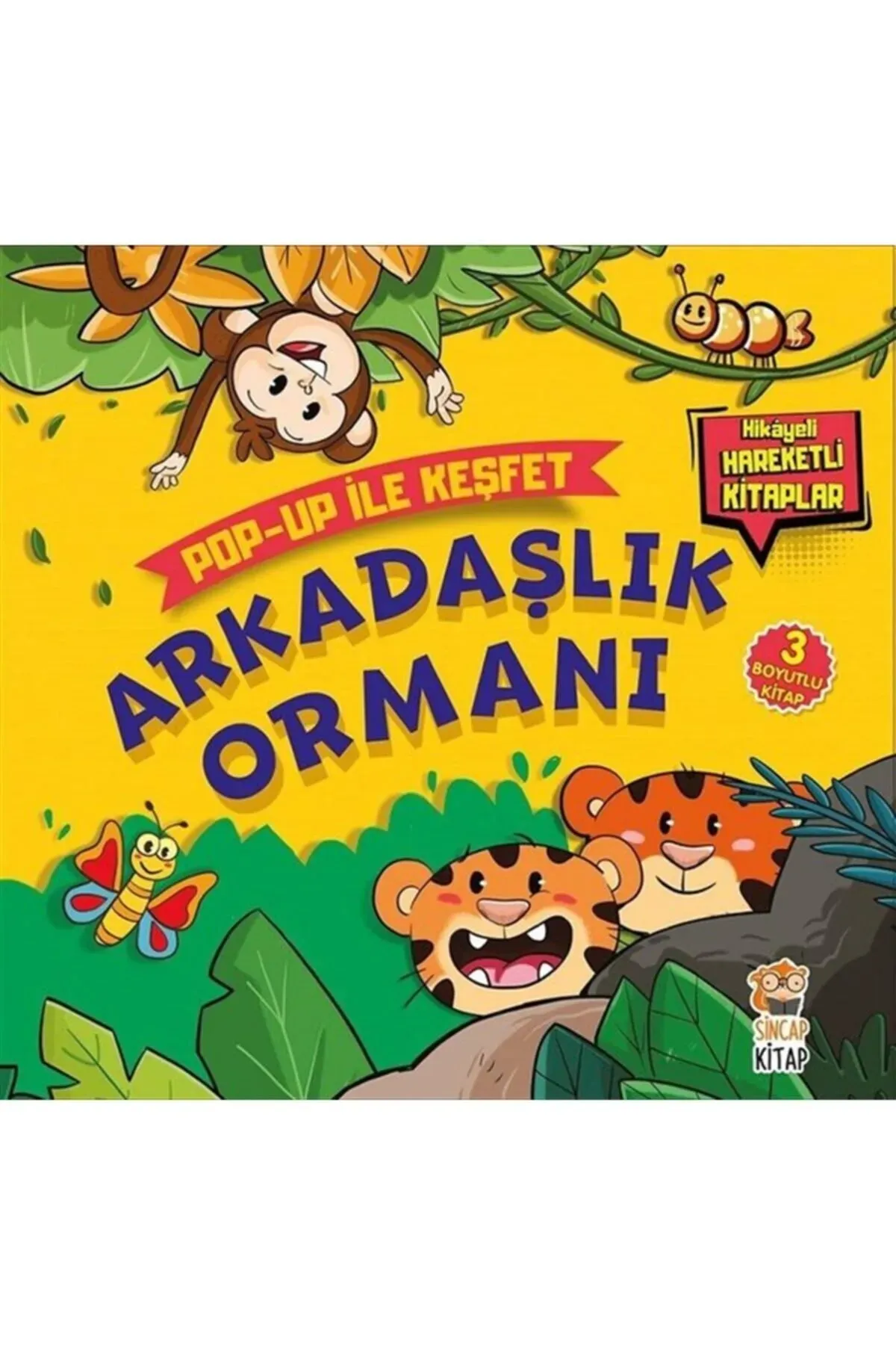 Pop-Up ile Keşfet Arkadaşlık Ormanı 3 Boyutlu Hareketli - Sincap Kitap