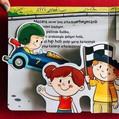 Pop-Up ile Keşfet Maceracı Araçlar 3 Boyutlu Hareketli - Sincap Kitap