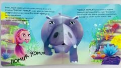Gezgin Balık Barbu Bak Burada Kim Var! - Hikayeli Hareketli Kitap - Sincap Kitap