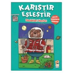 Meslekleri Keşfet - Karıştır Eşleştir Okul Öncesi Kitap -Sincap Kitap