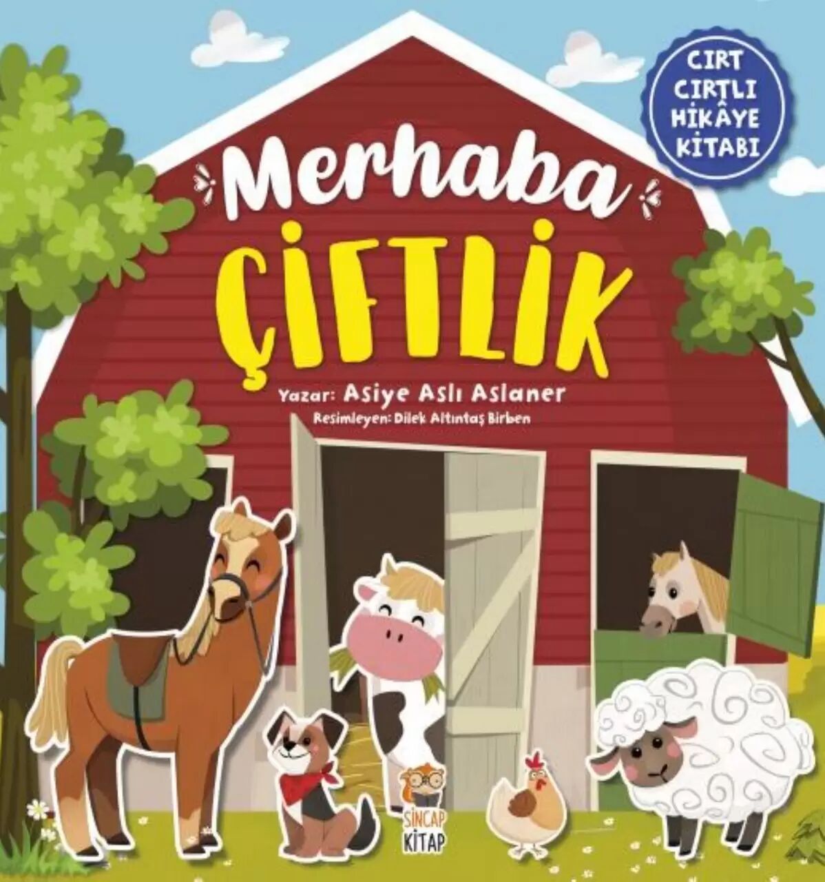 Merhaba Çiftlik Cırt Cırtlı Hikaye Kitabı Okul Öncesi- Sincap Kitap