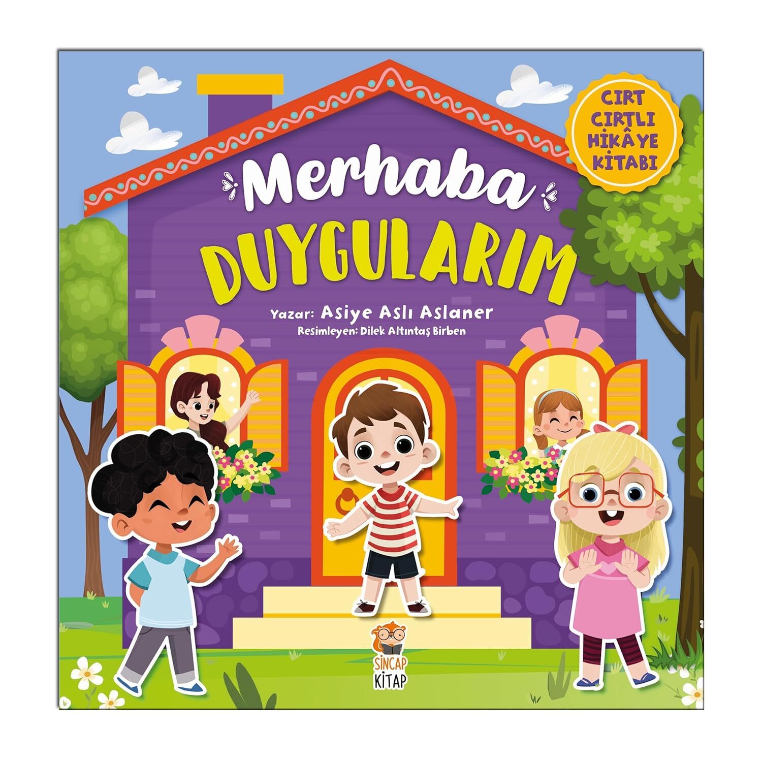 Merhaba Duygularım Cırt Cırtlı Hikaye Kitabı Okul Öncesi- Sincap Kitap
