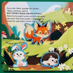 Merhaba Orman Cırt Cırtlı Hikaye Kitabı Okul Öncesi- Sincap Kitap