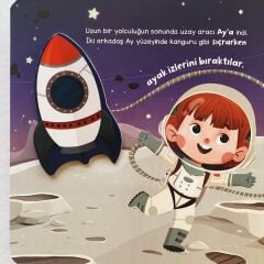 Merhaba Uzay Cırt Cırtlı Hikaye Kitabı Okul Öncesi- Sincap Kitap