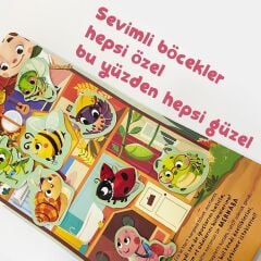 Merhaba Böcekler Cırt Cırtlı Hikaye Kitabı Okul Öncesi- Sincap Kitap