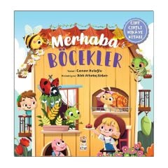 Merhaba Böcekler Cırt Cırtlı Hikaye Kitabı Okul Öncesi- Sincap Kitap