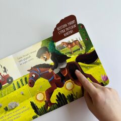 Çiftliğe Dokun İlk Dokun Hisset Kitabım - Sincap Kitap
