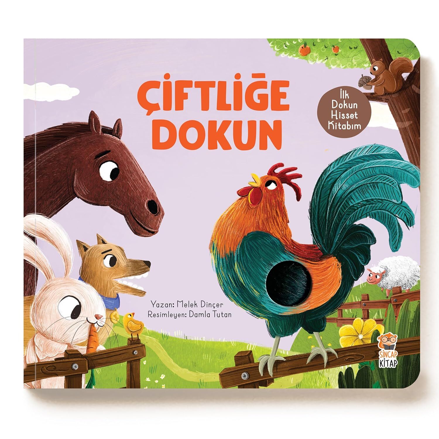 Çiftliğe Dokun İlk Dokun Hisset Kitabım - Sincap Kitap