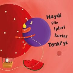 Tonton Tonki ile Renkler Delikli Sürpriz Pencereli Kitap - Sincap Kitap