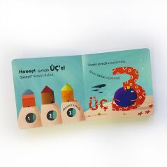 Tonton Tonki ile Sayılar Delikli Sürpriz Pencereli Kitap - Sincap Kitap