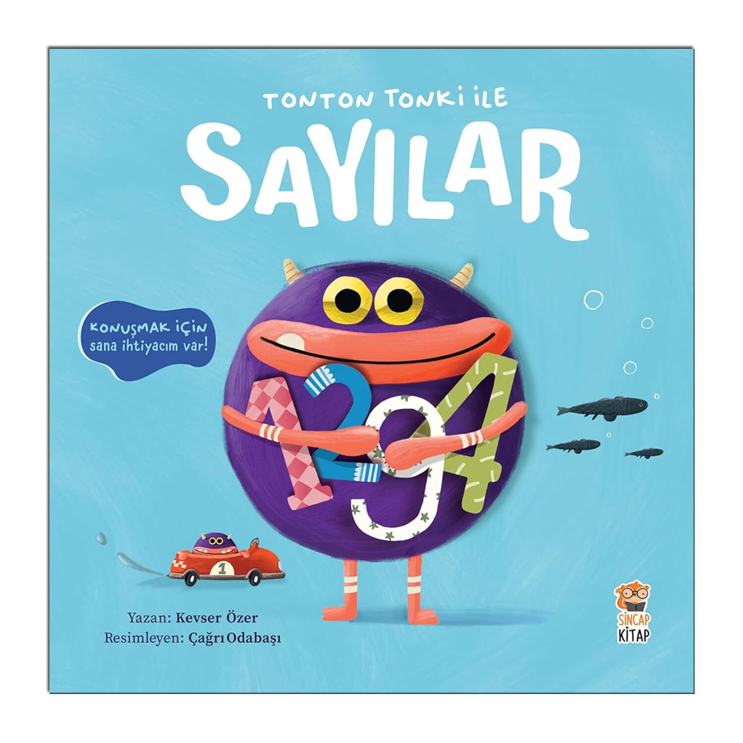 Tonton Tonki ile Sayılar Delikli Sürpriz Pencereli Kitap - Sincap Kitap