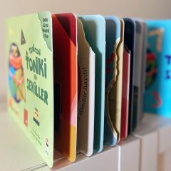 Tonton Tonki ile Şekiller Delikli Sürpriz Pencereli Kitap - Sincap Kitap