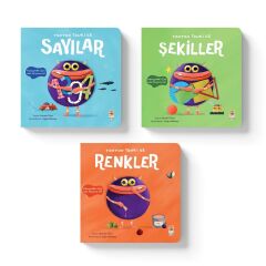 Tonton Tonki ile Şekiller Delikli Sürpriz Pencereli Kitap - Sincap Kitap
