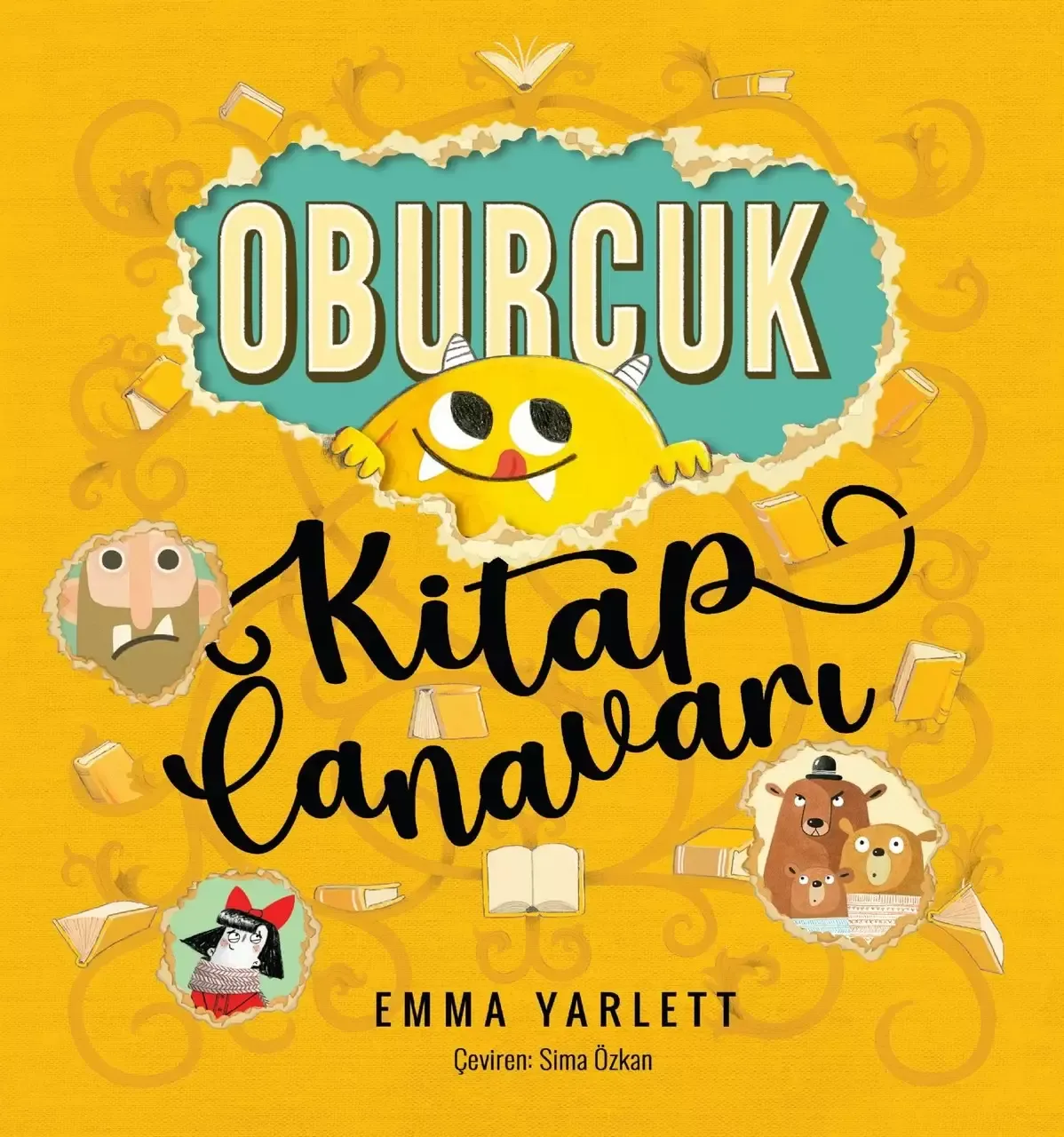 Oburcuk Kitap Canavarı Okul Öncesi Kitap - Sincap Kitap