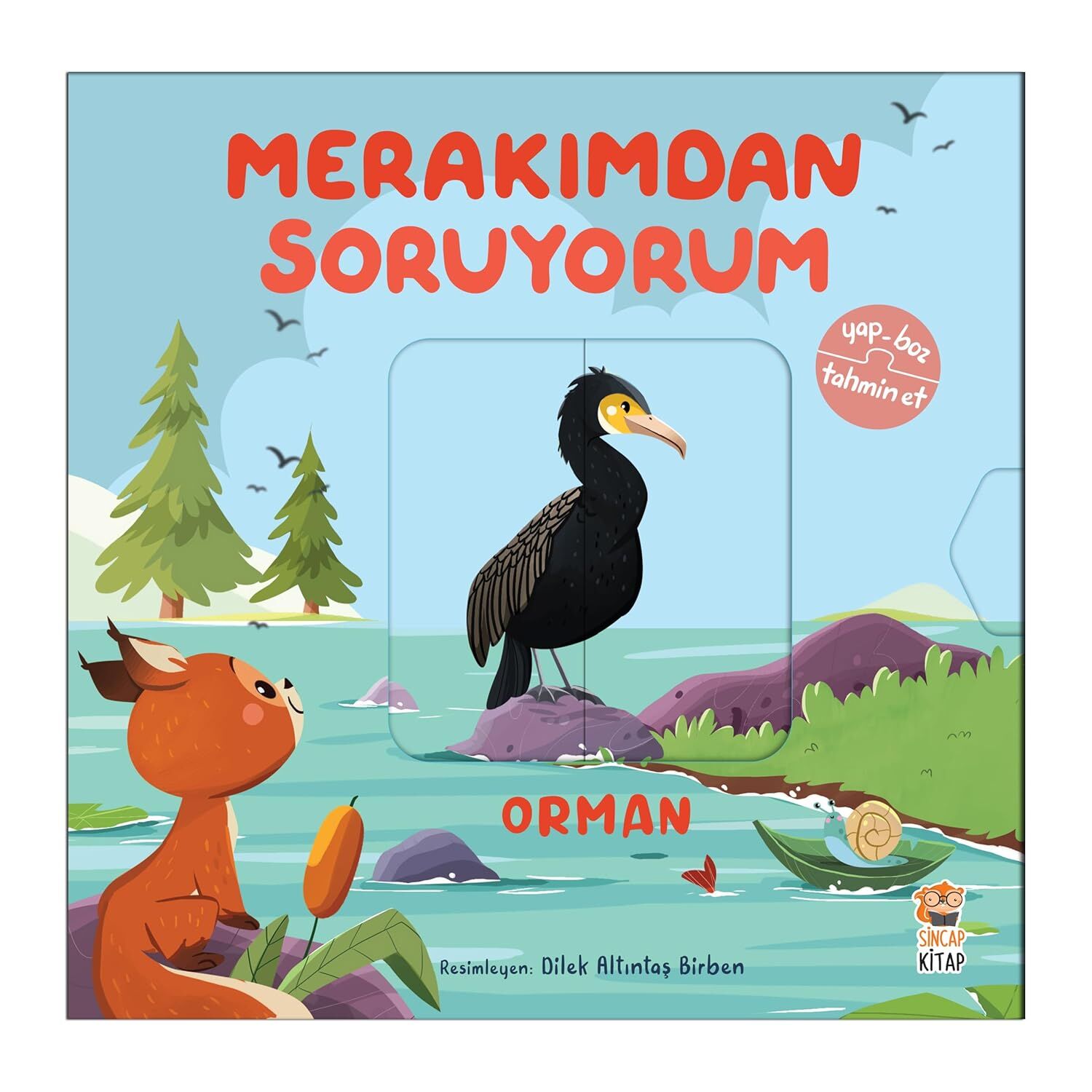 Merakımdan Soruyorum Orman Yap-Boz Tahmin Et - Sincap Kitap