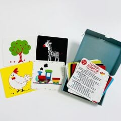 Bebeğim Öğreniyor İlk Kartlarım 0-12 Ay Pedagog Onaylı - Sincap Kitap