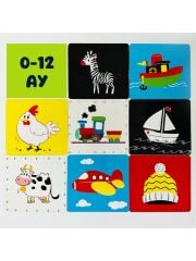 Bebeğim Öğreniyor İlk Kartlarım 12-24 Ay Pedagog Onaylı - Sincap Kitap