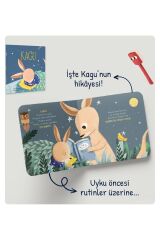 Uyku Trenim Kaguyla Uyku Kitabım 18 Parça Puzzle ve Kitap - Sincap Kitap