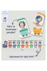 Uyku Trenim Kaguyla Uyku Kitabım 18 Parça Puzzle ve Kitap - Sincap Kitap