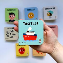 Bilgi Dolu Minik Kütüphanem İngilizce Destekli 8 Kitap - Sincap Kitap