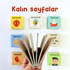 Bilgi Dolu Minik Kütüphanem İngilizce Destekli 8 Kitap - Sincap Kitap