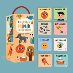 Bilgi Dolu Minik Kütüphanem İngilizce Destekli 8 Kitap - Sincap Kitap