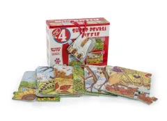 Diytoy Mevsimler Süper Renkli Puzzle 4'ü Bir Kutuda Eva Yapboz