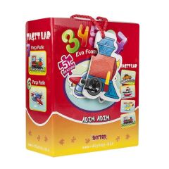 Diytoy Taşıtlar Adım Adım 5'i Bir Kutuda Eva Eğitici Puzzle Yapboz