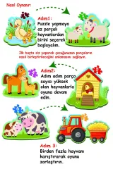 Diytoy Baby Puzzle Çiftlik Benim İlk Çiftlik Puzzlem Yapbozum