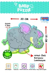 Diytoy Baby Puzzle Benim ilk Hayvanlar Puzzlem