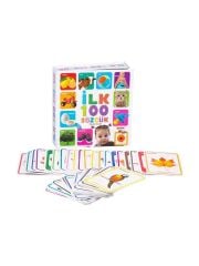 Diytoy İlk 100 Sözcük Hafıza Kartları Flash Cards Bebekler için Konuşma ve Zeka Gelişimi Destekli