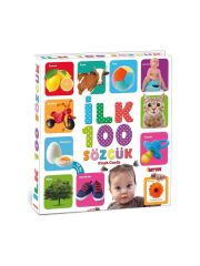 Diytoy İlk 100 Sözcük Hafıza Kartları Flash Cards Bebekler için Konuşma ve Zeka Gelişimi Destekli