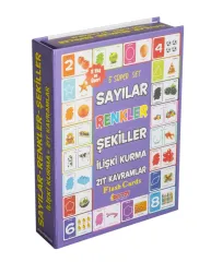 Diytoy Sayılar Renkler Şekiller İlişki Kurma Zıt Kavramlar 5'li Süper Set Hafıza Kartları