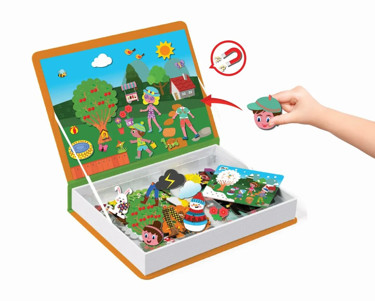Diytoy Magnet IQ Hikaye Oluşturma Mevsimler Akıl Oyunları Yaratıcı Oyun Seti