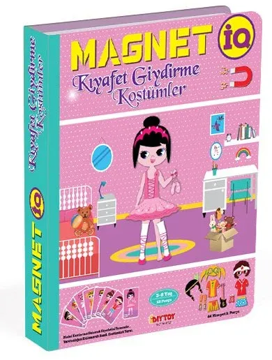 Diytoy Magnet IQ Kıyafet Giydirme Dress Up Kostüm Giydirme Oyunu