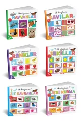 Diytoy İlk Kitaplarım Kavramlar Serisi 6'lı Set Eğitici Kitaplar