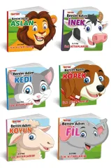 Diytoy İlk Kitaplarım Hayvanlar Serisi 6'lı Set Eğitici Kitaplar