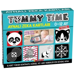Diytoy Tummy Time Aynalı Karın Üstü Aktiviteler ve Zeka Kartları 0-12 Ay
