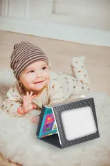 Diytoy Tummy Time Aynalı Karın Üstü Aktiviteler ve Zeka Kartları 0-12 Ay