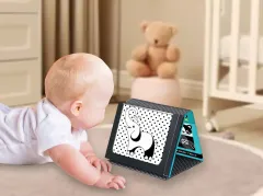 Diytoy Tummy Time Aynalı Karın Üstü Aktiviteler ve Zeka Kartları 0-12 Ay